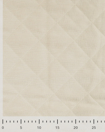 Tissu Matelassé Velours Côtelé Envers Sherpa Beige Clair - Mercerine
