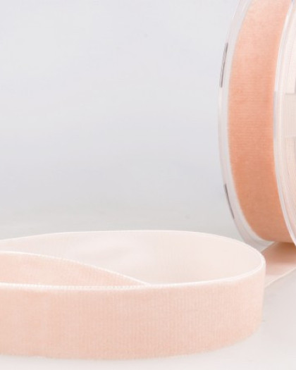Ruban Velours Rose Clair - Mercerine