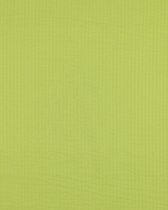 Tissu Seersucker Uni Rayures Vert Pomme - Mercerine