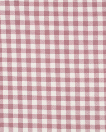 Tissu Flanelle Douce à Carreaux Framboise - Mercerine