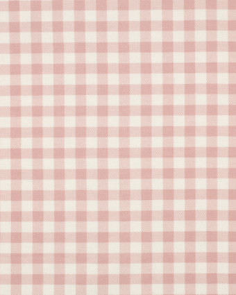 Tissu Flanelle Douce à Carreaux Rose Clair - Mercerine