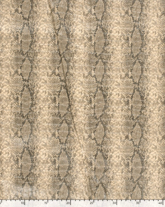 Tissu Simili Cuir Croco Beige - Mercerine