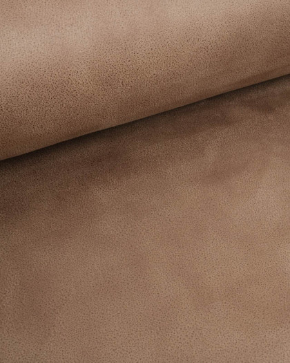 Tissu Ameublement Simili Daim Café - Bardenas - Mercerine