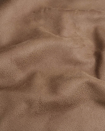Tissu Ameublement Simili Daim Café - Bardenas - Mercerine