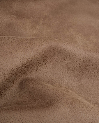 Tissu Ameublement Simili Daim Café - Bardenas - Mercerine