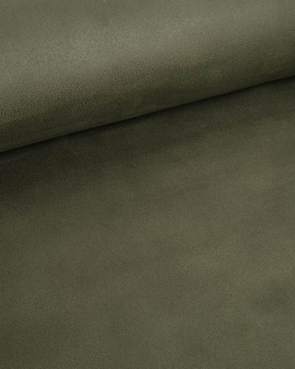 Tissu Ameublement Simili Daim Olive- Bardenas - Mercerine
