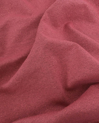 Bord Côte Lurex Rose Tendre Cuivre - Mercerine
