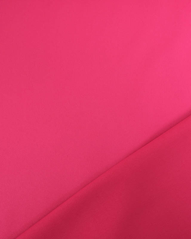Tissu Satin Microfibre Uni Fuchsia  - Mercerine