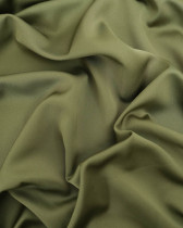 Tissu Satin Microfibre Uni Kaki