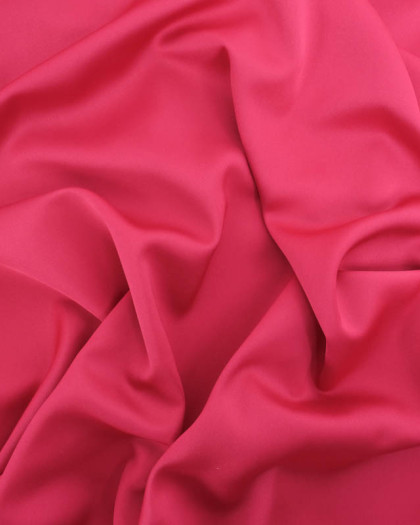 Tissu Microfibre Toucher Soie Fuchsia - Mercerine