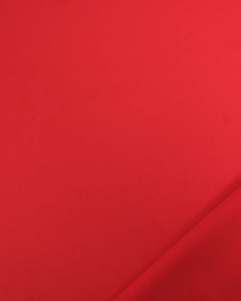 Tissu Satin Microfibre Uni Cerise  - Mercerine