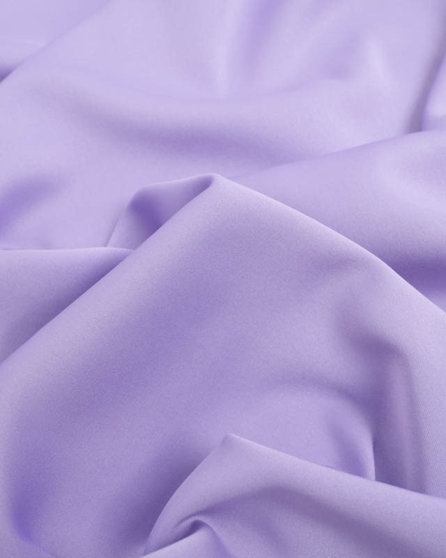 Tissu Satin Microfibre Uni Lilas  - Mercerine