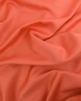 Tissu Satin Microfibre Uni Corail