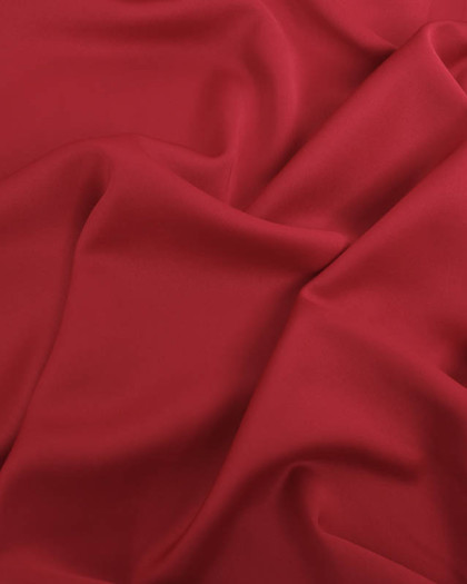 Tissu Microfibre Toucher Soie Bordeaux - Mercerine