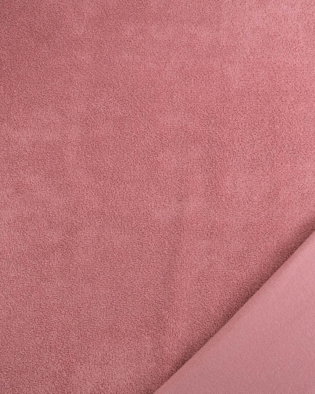Tissu Jersey Mini Eponge Vieux Rose - Mercerine