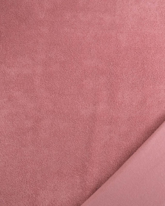 Tissu Jersey Mini Eponge Vieux Rose - Mercerine