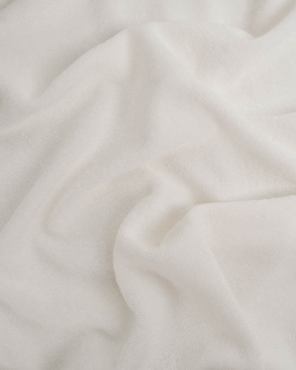 Tissu Jersey Mini Eponge Ecru - Mercerine