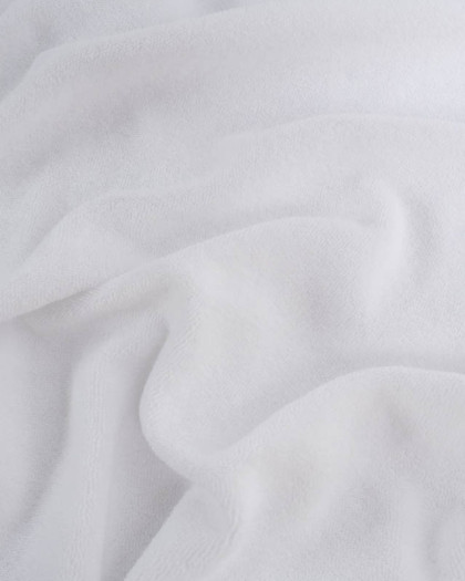 Tissu Jersey Mini Eponge Blanc - Mercerine