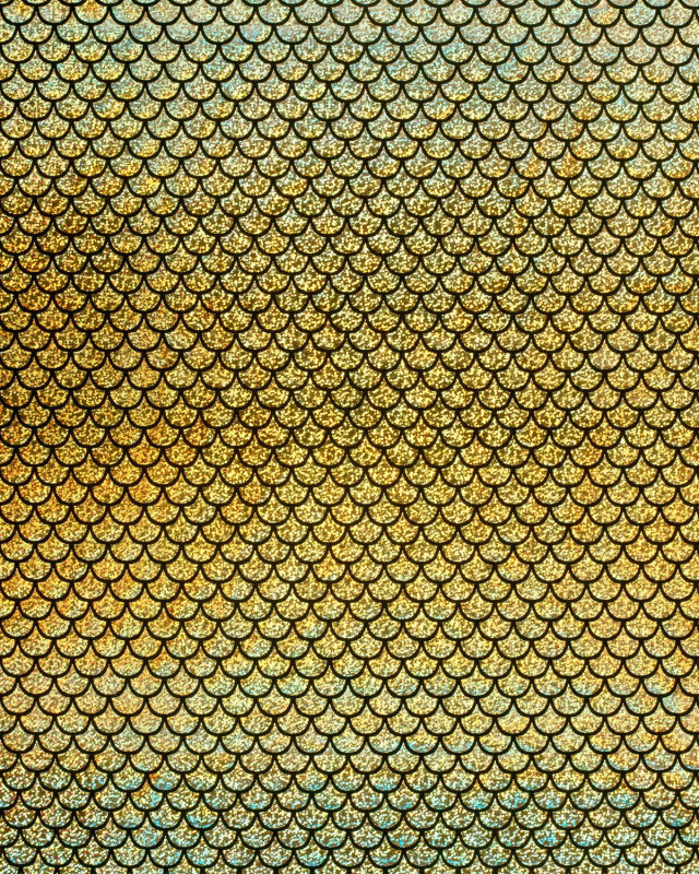 Tissu Lamé Stretch Sirène Doré - Mercerine