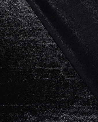 Tissu Lamé Stretch Noir - Mercerine