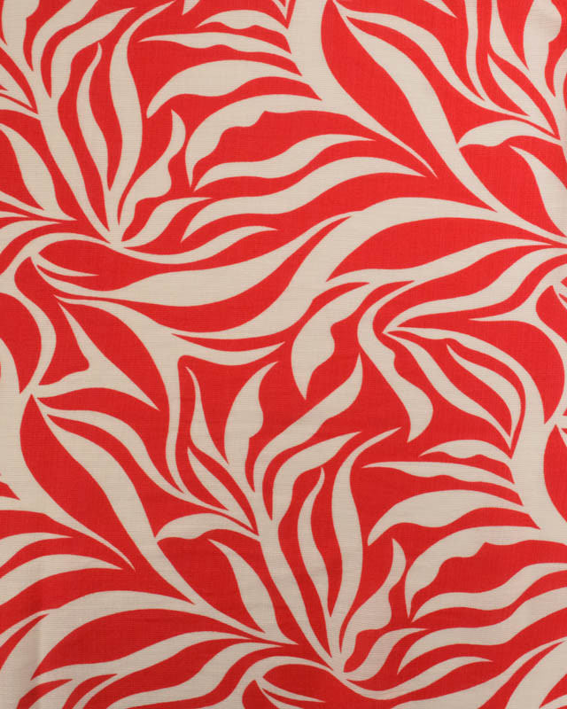 Tissu Viscose Texturée Lyra Cerise - Mercerine