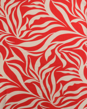 Tissu Viscose Texturée Lyra Cerise - Mercerine