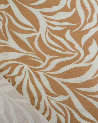 Tissu Viscose Texturée Lyra Toffee - Mercerine