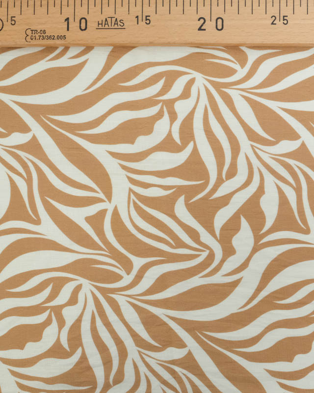 Tissu Viscose Texturée Lyra Toffee - Mercerine