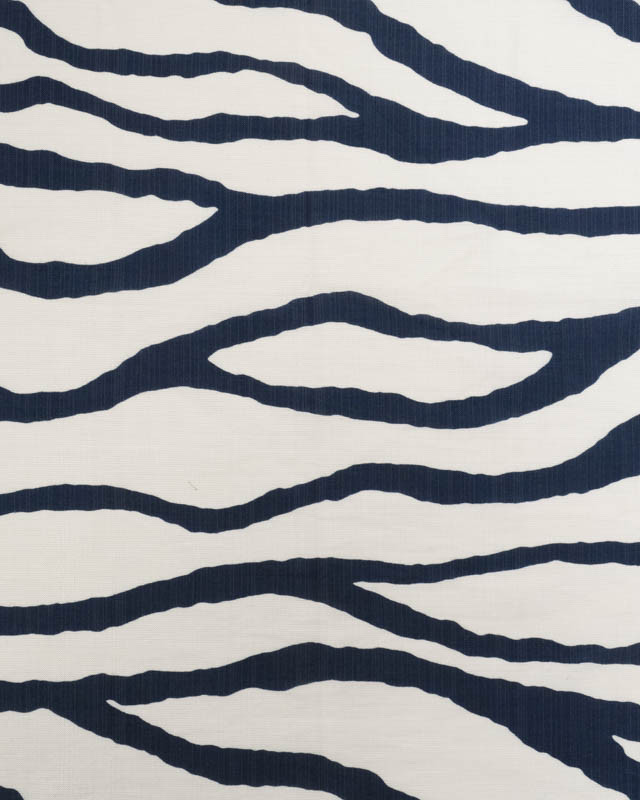 Tissu Viscose Texturée Nairobi Marine - Mercerine