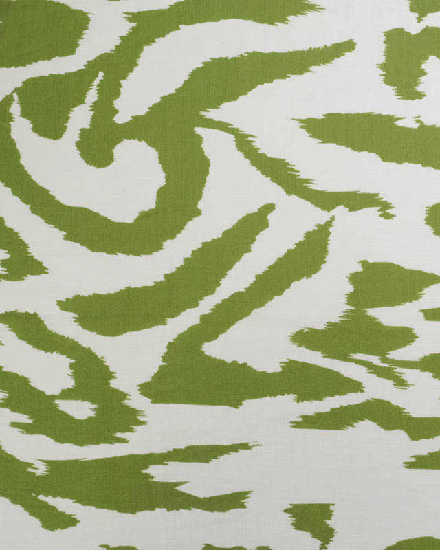 Tissu Viscose Texturée Zella Vert Prairie - Mercerine