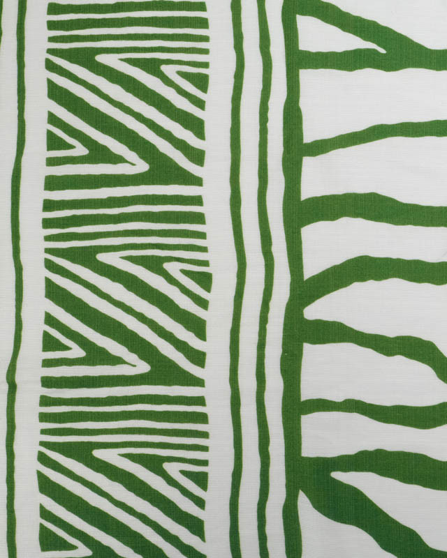 Tissu Viscose Texturée Nairobi Vert Prairie - Mercerine