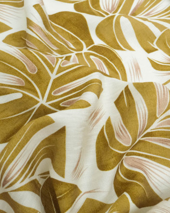 Tissu Viscose Texturée Deliciosa Bronze Antique - Mercerine