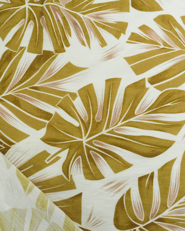 Tissu Viscose Texturée Deliciosa Bronze Antique - Mercerine