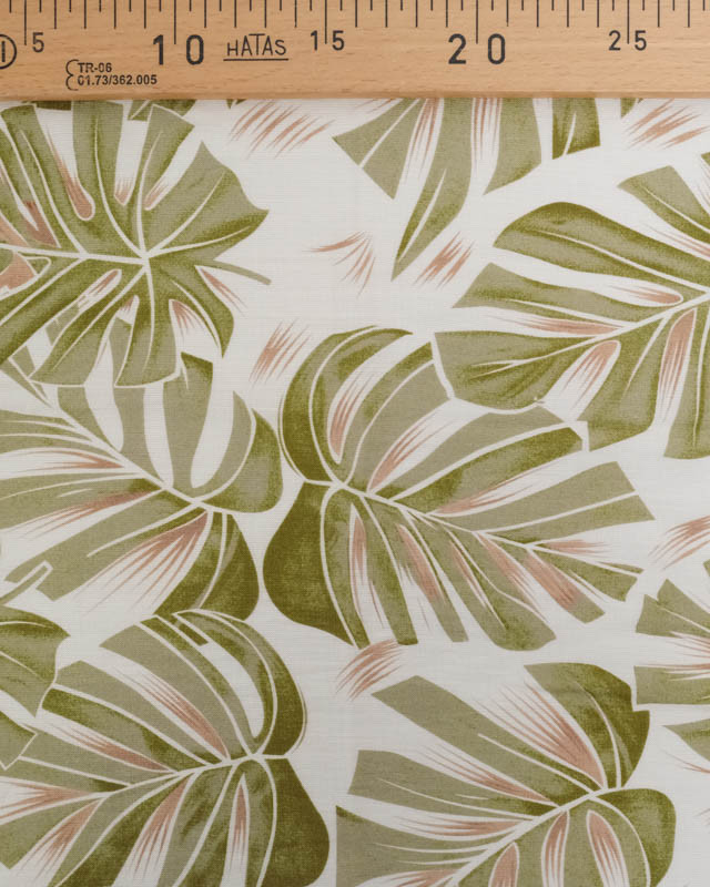 Tissu Viscose Texturée Deliciosa Vert - Mercerine