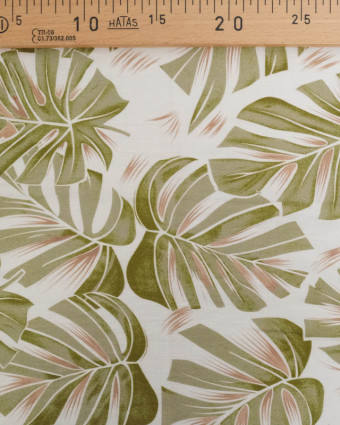 Tissu Viscose Texturée Deliciosa Vert - Mercerine