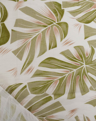 Tissu Viscose Texturée Deliciosa Vert - Mercerine