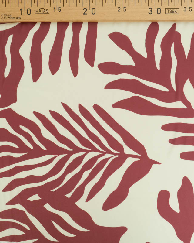 Tissu Satin Effet Soie Ombelia Prune - Mercerine