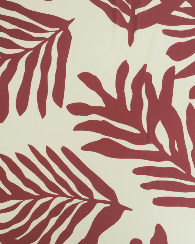 Tissu Satin Effet Soie Ombelia Prune - Mercerine