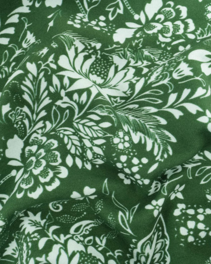 Tissu Sweat Roma Vert - Mercerine