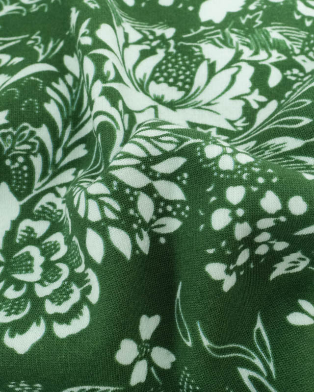 Tissu Sweat Roma Vert - Mercerine