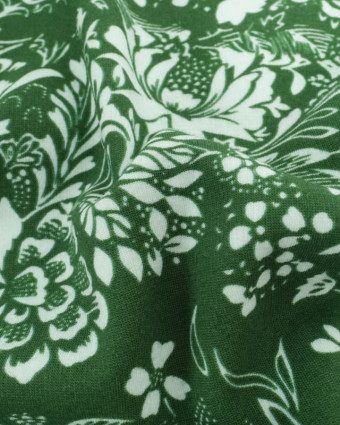Tissu Sweat Roma Vert - Mercerine
