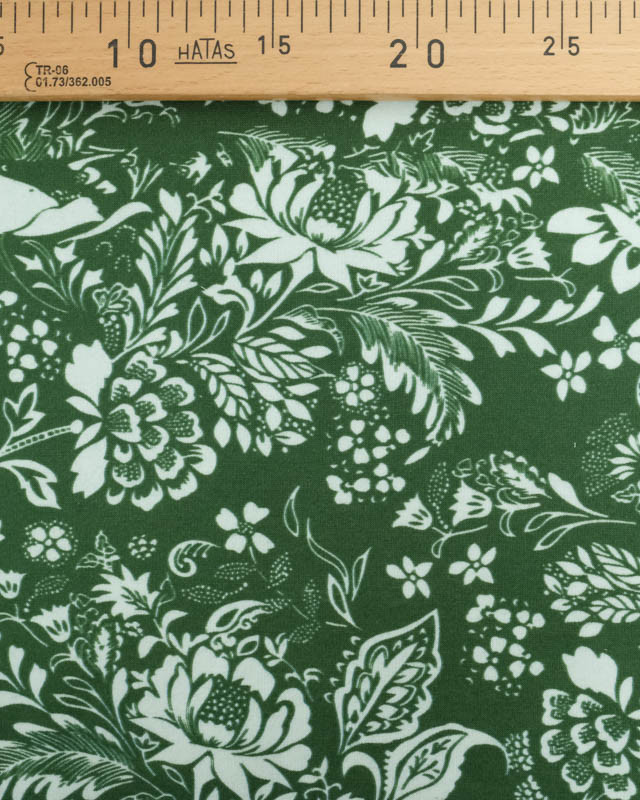 Tissu Sweat Roma Vert - Mercerine