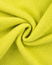 Tissu Bouclette Doux Citron Vert