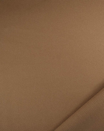 Tissu Manteau Uni Camel - Mercerine