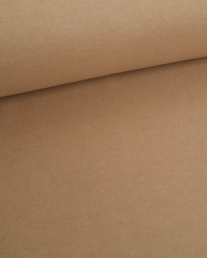 Tissu Manteau Uni Sable - Mercerine