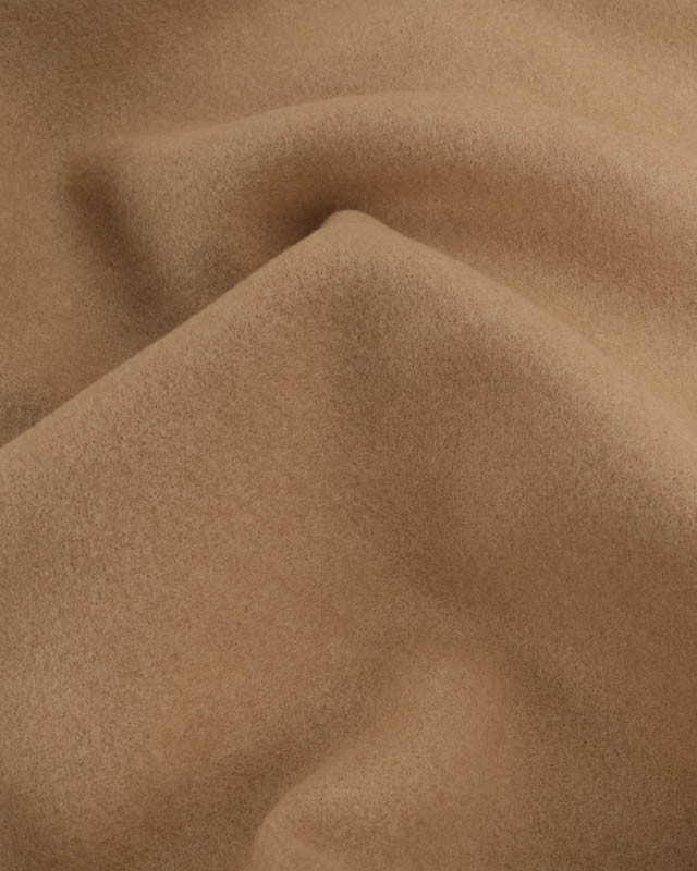Tissu Manteau Uni Sable - Mercerine