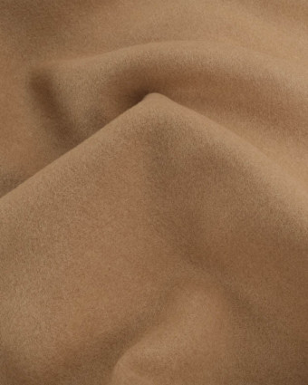Tissu Manteau Uni Sable - Mercerine