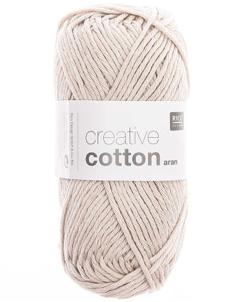 Fil à tricoter Creative Cotton Aran Rico Design - Mercerine