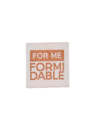 Etiquette à Coudre FOR ME FORMIDABLE - Mercerine