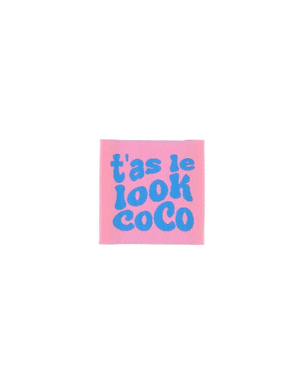 Etiquette à Coudre t’as le look COCO - Mercerine